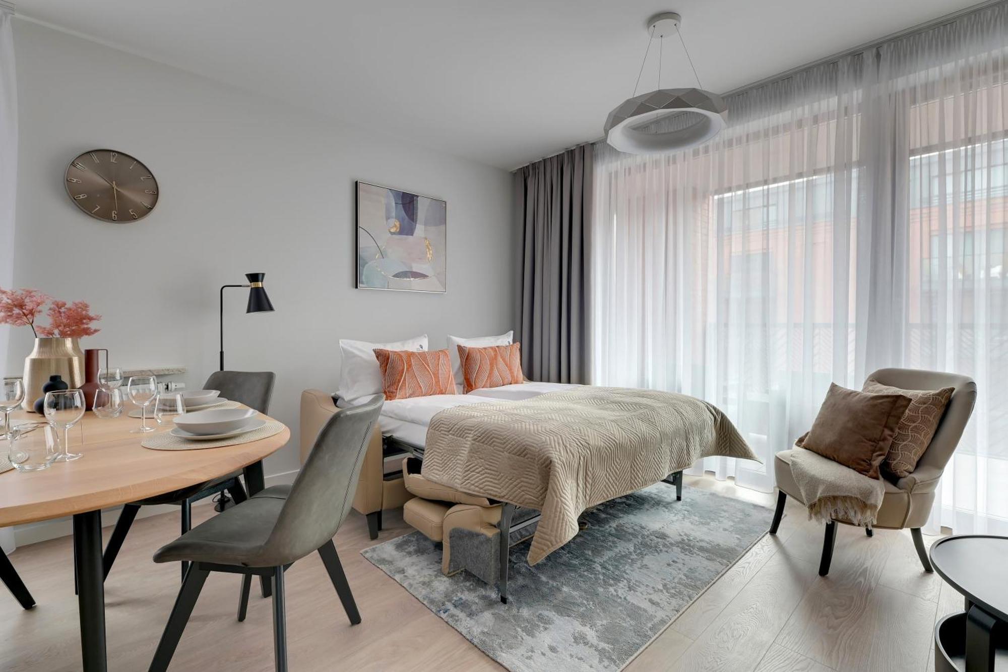 Scala 60H City Center Premium Apartments With Parking By Lion Apartments Гданск Екстериор снимка