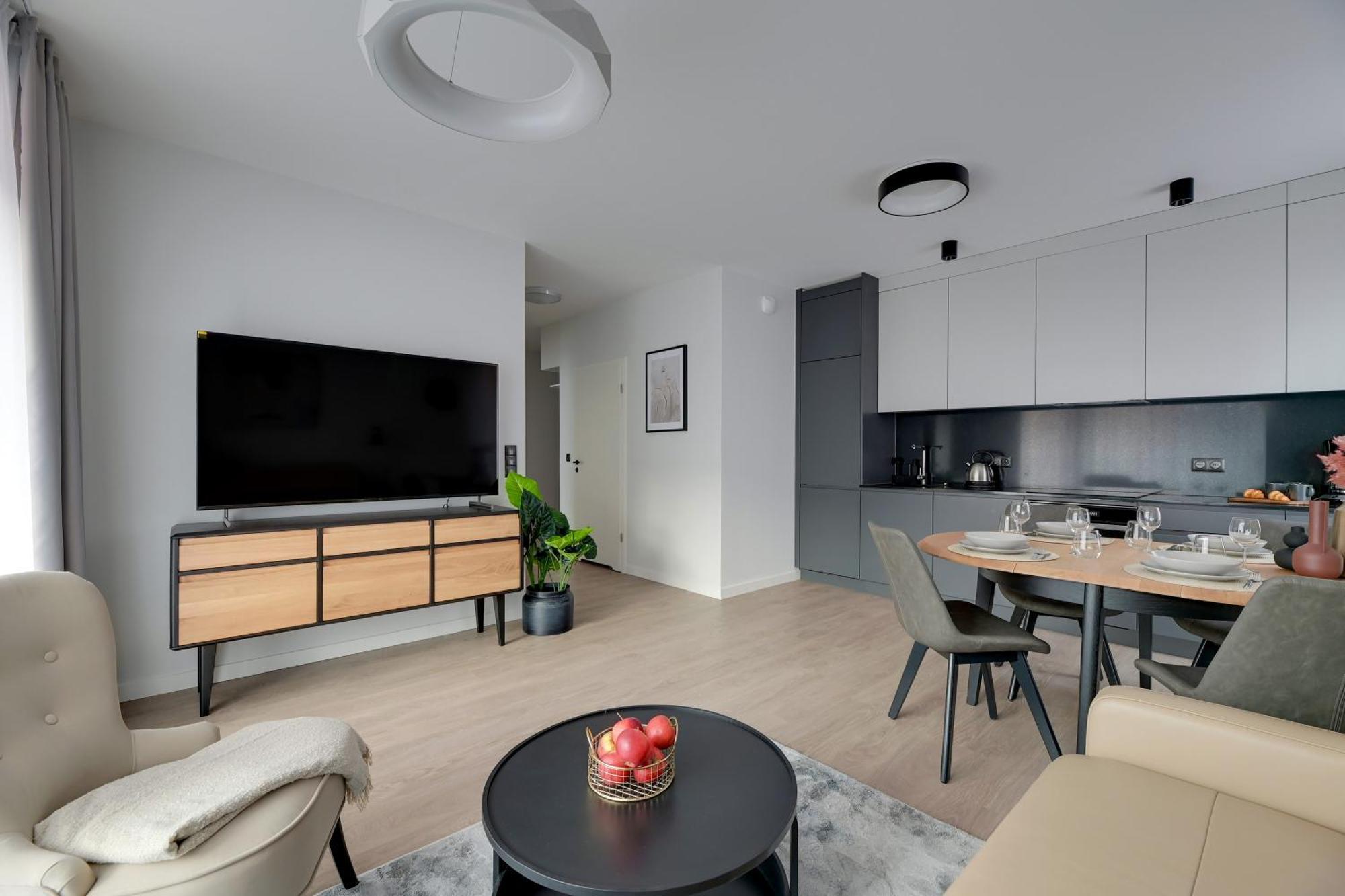 Scala 60H City Center Premium Apartments With Parking By Lion Apartments Гданск Екстериор снимка